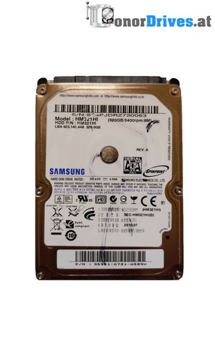Samsung  HM321HI - 320 GB - SATA - PCB BF41-00306A 00 Rev. 07*