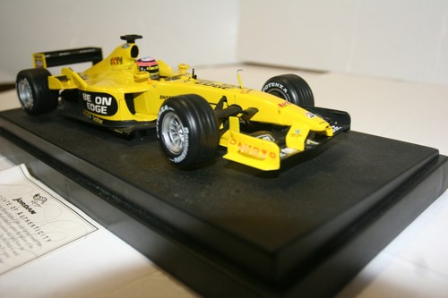 F1, JORDAN FORD EJ13, GIANCARLO FISICHELLA HOT WEELS 1/18 - Imagen 9 de 12