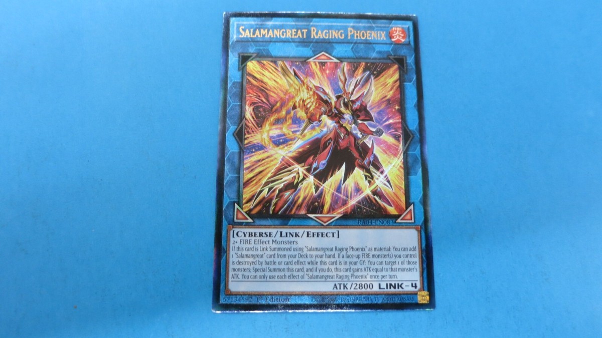 PRISMATIC ULTIMATE RA04-EN083 SALAMANGREAT RAGING PHOENIX YUGIOH