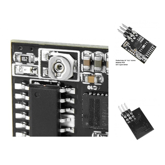 Gyroskopsensor Mini Elektronisches Zubehör Elektromagnetisches RC -Autosensor Gyroskopsensor Mini Elektronisches Zubehör Elektromagnetisches RC -Autosensor