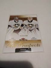 #135 Eric Hartzell-Jeff Zatkoff  Hot Prospects Duos /299  2013-14 Fleer Showcase