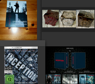 Justice League 4K UHD Manta Lab Motherbox Set + Inception OC etc. Lesen!
