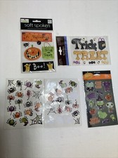 lot of halloween stickers ellen krans recollections silver trim
