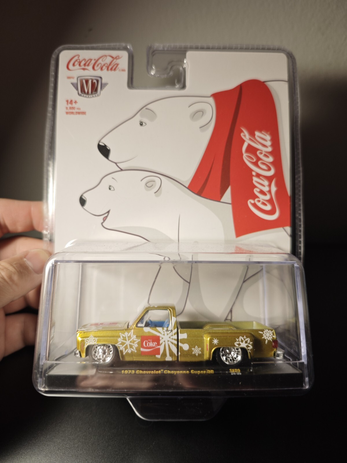 NEW 2024 M2 Machines SK09 Coca Cola Christmas 1973 Chevrolet Cheyenne Super 30