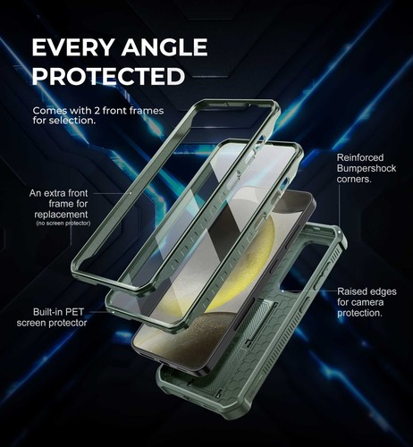 Dexnor Full Body Case for Samsung Galaxy S24 Heavy Duty Shockproof Rugged Cover - Picture 65 of 84
