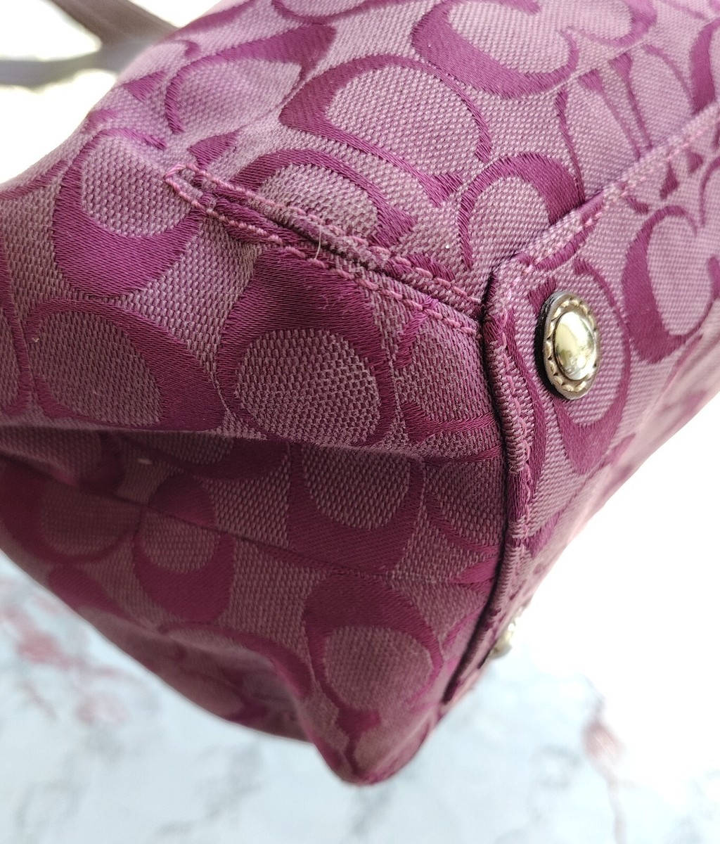 バッグ Vintage Coach Soho Bag Signature Purple Vintage Y2K Coach Soho Bag / Purple Suede Signature Coach Mini