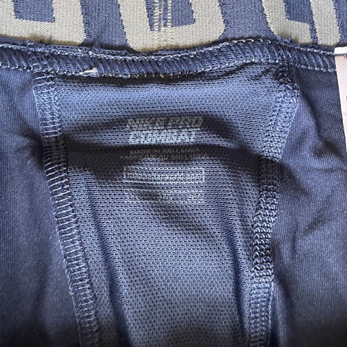 NEW Nike Pro Combat Football Compression Shorts Navy Blue 2XL 3XL 4XL 709030 - Picture 4 of 16