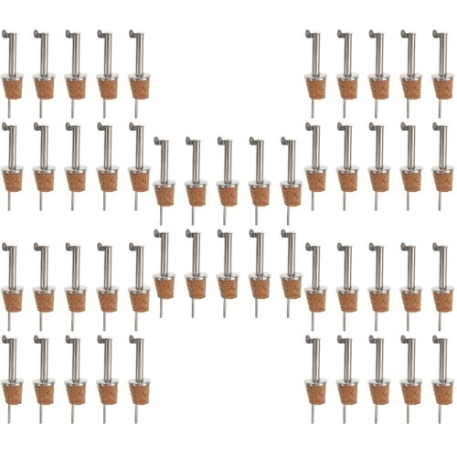 5 Pieces Wine Bottle Cork Syrup Dispenser for Coffee Bar Useful