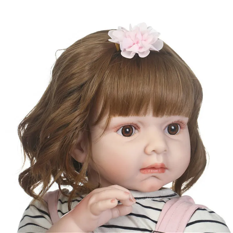 Hair Wigs for Reborn BJD Doll Wig Short Hair Wig for Dolls w/ Head Size 46cm