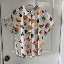 J.Crew Factory Womens Sz M Short-sleeve Cotton/Linen Pajama Top NWT