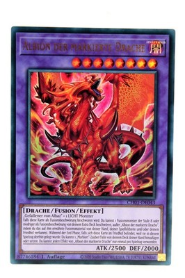 YuGiOh! CH01 - DE043 Albion der markierte Drache - Ultra Rare deutsch