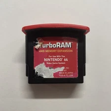 Nintendo 64 N64 InterAct Turbo Ram 4MB Red Memory Expansion Pak NUS-007 TurboRAM