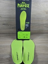 Superfeet All-Purpose Support High Arch Insoles M5.5-7 W6.5-8 C Damaged Box