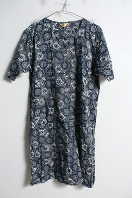 Olive Brance Damen Etuikleid mit Geo-Print - blau - Größe Large (j78)