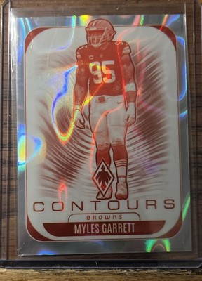 2025 Panini Phoenix - Contours Myles Garrett #8 Silver Lava /199