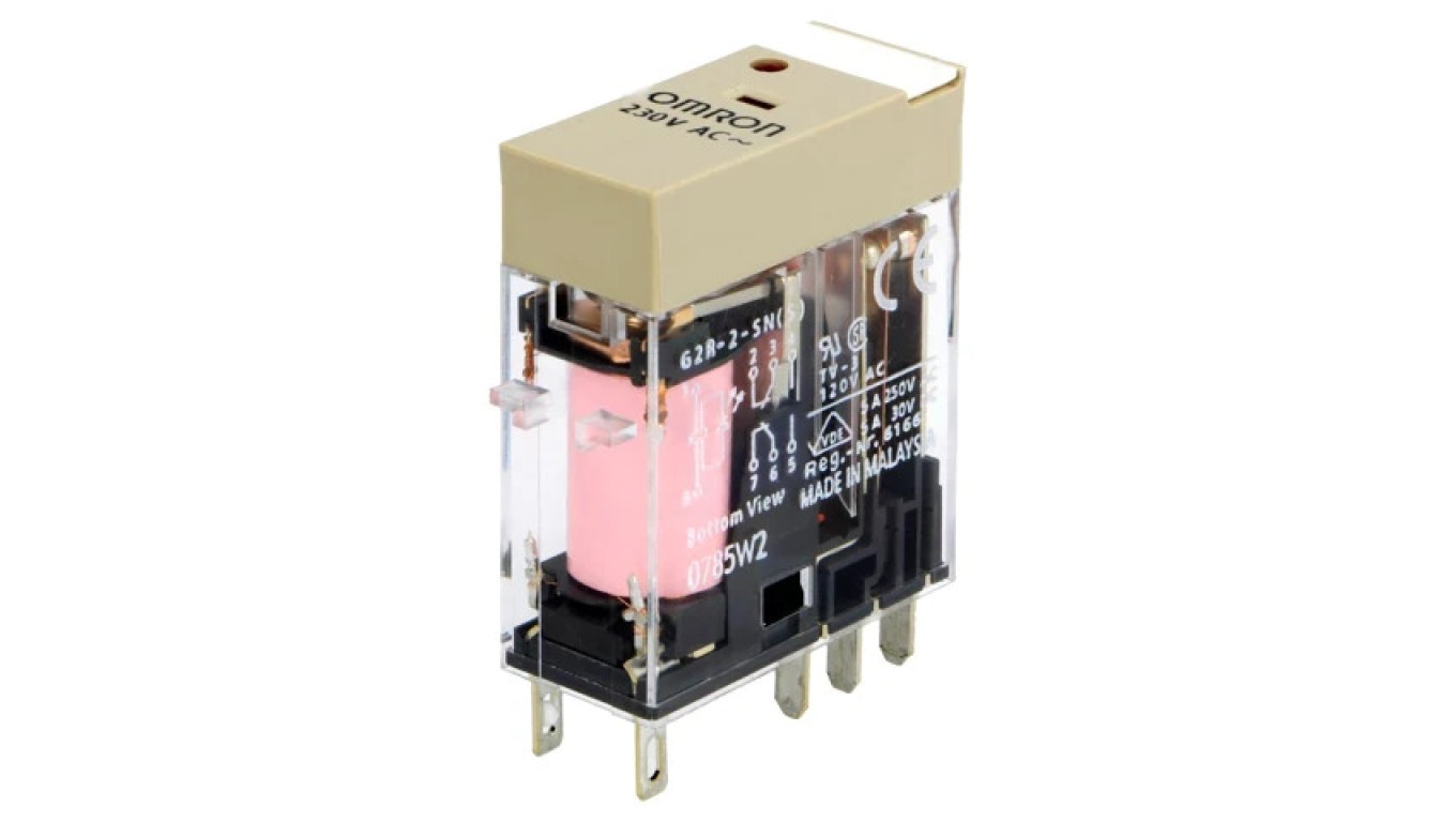 Relay: Electromagnetic DPDT Coils: G2R-2-SN 230VAC (S)