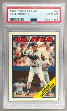 63571258 Dale Murphy 1988 Topps #90 Collector's Edition Tiffany PSA 10