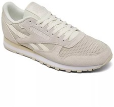Reebok Unisex Classic Leather Casual Sneakers Color Chalk/white/sand M 8.5 W 10