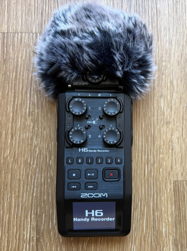 Zoom H6 All Black 6-track Portable Recorder