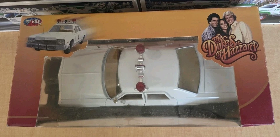 Joy Ride Dukes of Hazzard 1974 Dodge Monaco Police Car 1/18 scale - Image 2 of 4
