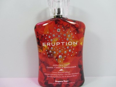 SUPRE ERUPTION MOLTEN HOT DARK TINGLE BRONZER TANNING LOTION