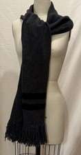 Ralph Lauren Rugby Blue Cable Knit Scarf 102" x 6" Long Men's Women's Unisex