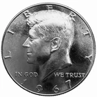 1967 P Kennedy Proof Half Dollar Coin 40% Silver UNC Gem US Coin