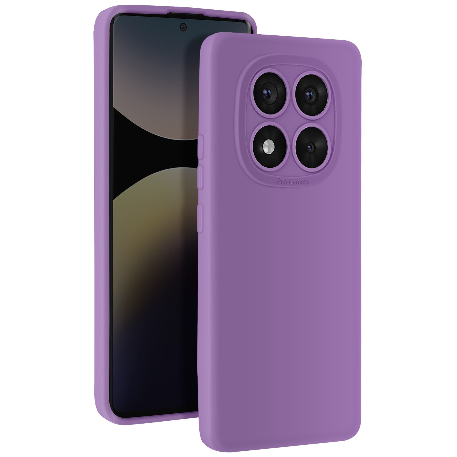 Coque silicone Avizar pour Redmi Note 14 Pro protection de caméra intégrée noir transparent
