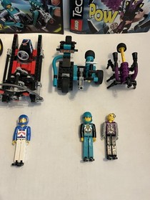 6 Vintage TECHNIC Vehicle & Minifigure Set # 8223 8230 8816 8207 8233 8239 Lot