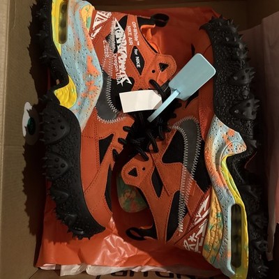 *Nike x Off-White Air Terra Forma ''Mantra Orange  Men s Size 9.5 BRAND NEW DS*