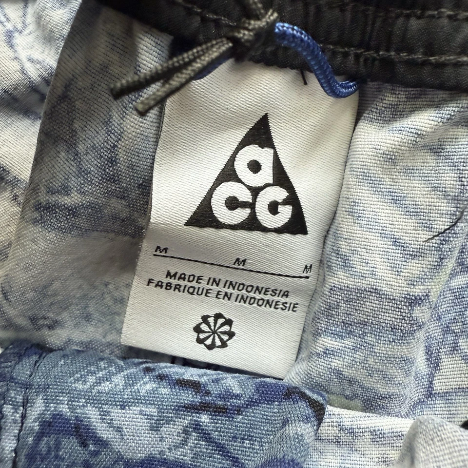 Pantalones Cortos Nike ACG Smith Summit Camuflados Cortador de Hojas Azul Carga Para Hombre Talla M HQ0199 Foto 4 de 4