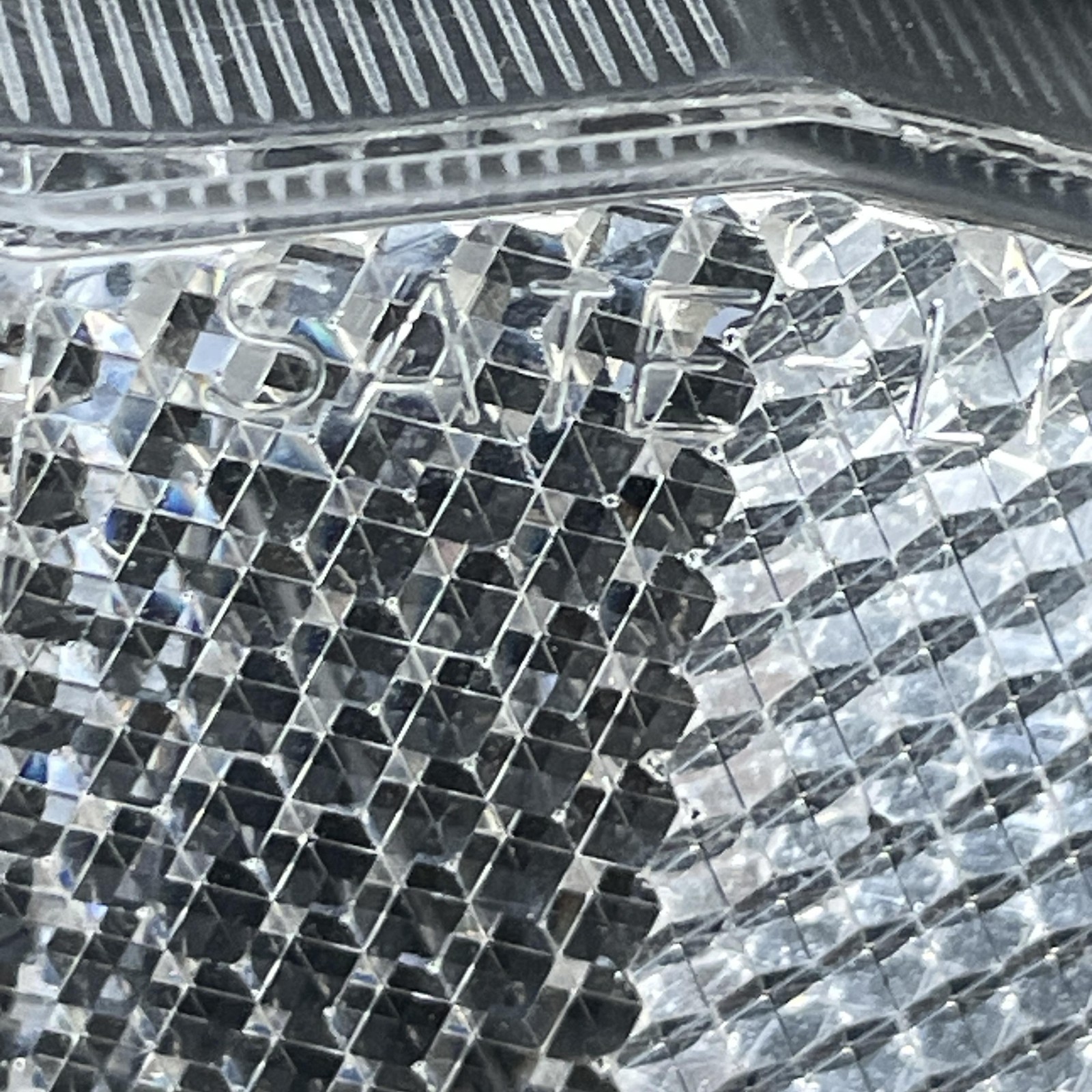 Vintage Sate-Lite Cat Eye B-10 Bicycle Reflector Set BS6102-2 Front Rear Alloy