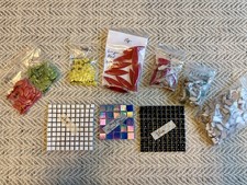 Mosaic tiles for crafts mixed colors and shapes