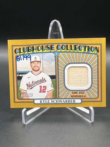 Kyle Schwarber 2021 Topps Kyle Schwarber Gold