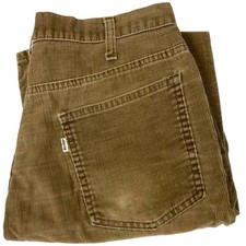 Vintage 1970s Levi  s Corduroy Pants White Tab Talon Zip Fits 32x31  