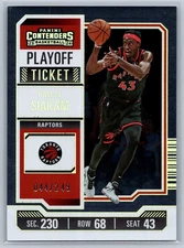Pascal Siakam 2023 Contenders #30 Playoff Ticket /249