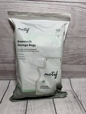 Motif Medical Breast Milk Storage Bags 6oz Single Use Bags 100 count BPA-Free