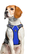 No Pull Reflective Dog Harness Handle and Front Clip Adjustible Soft size L