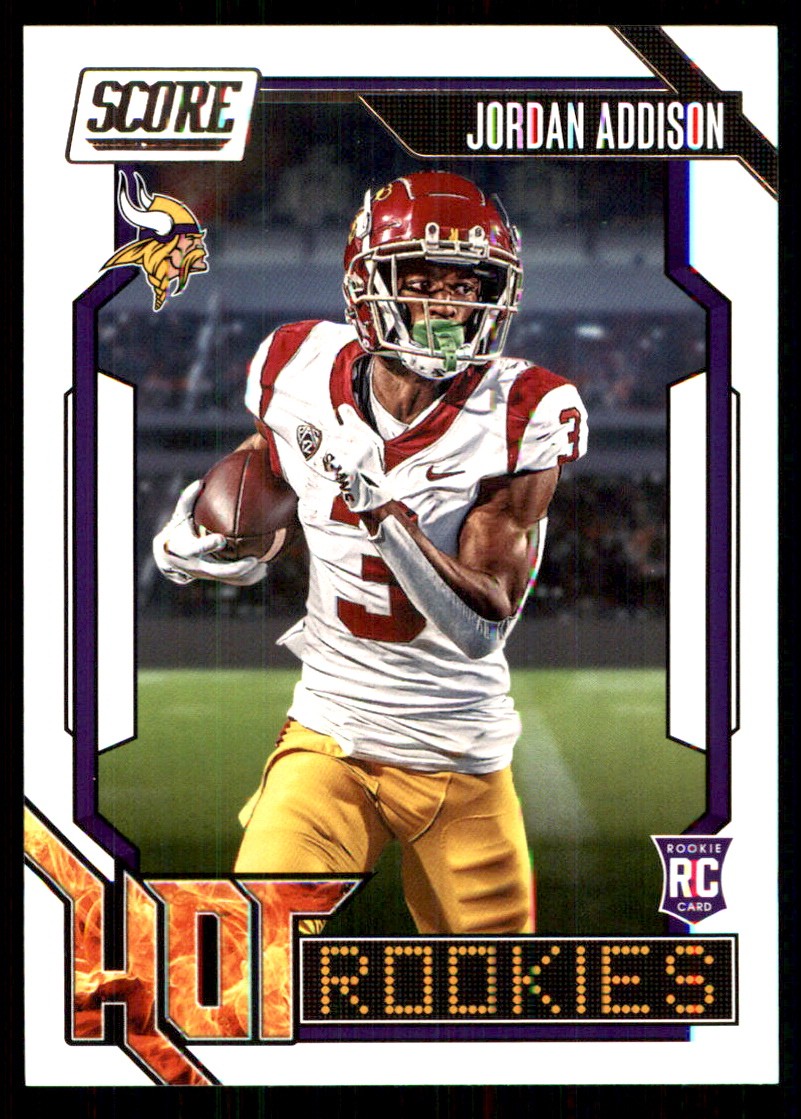 Jordan Addison Panini Score NFL Draft #8 Base