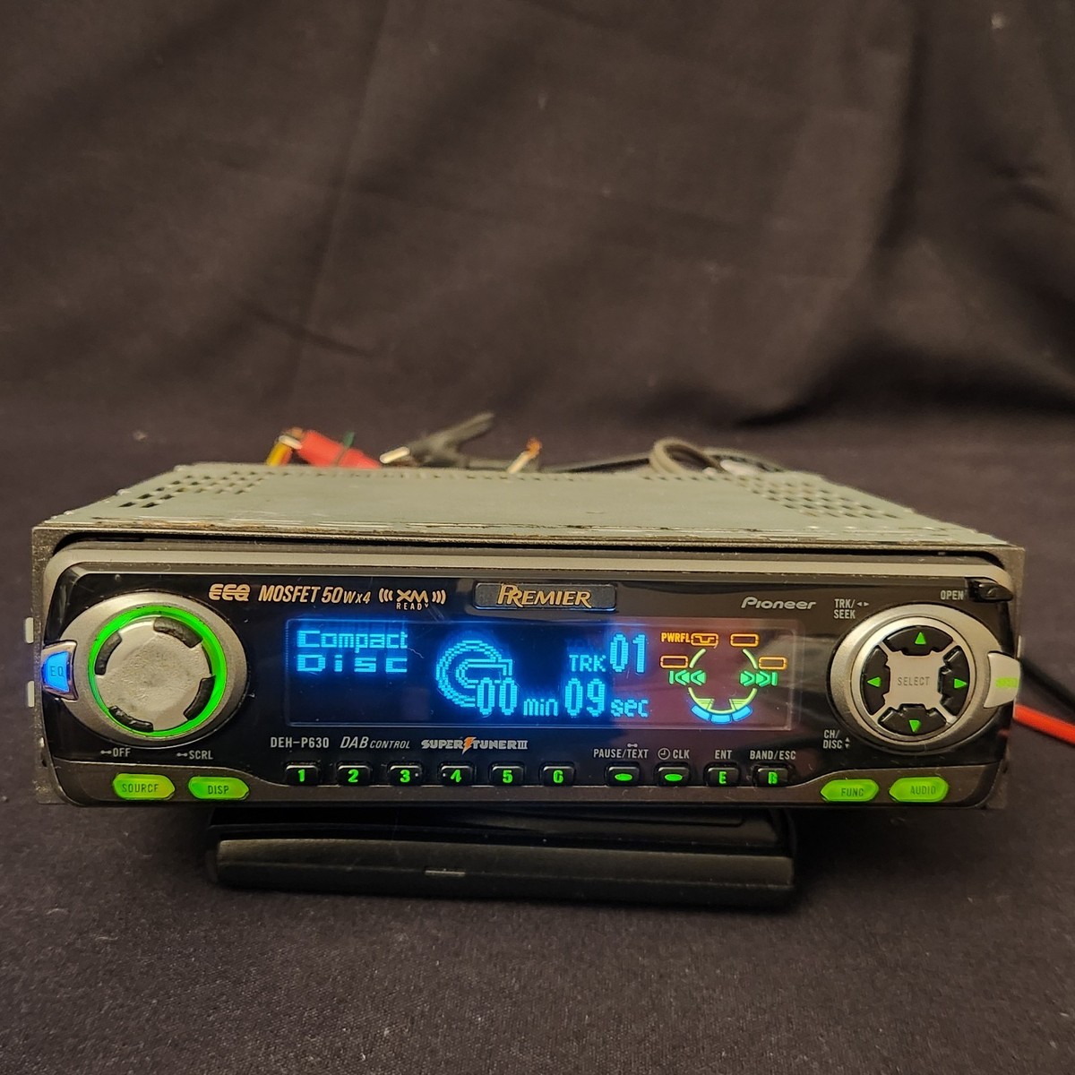 Pioneer Premier DEH-P630 CD-Player Car Stereo Receiver Deck Rare