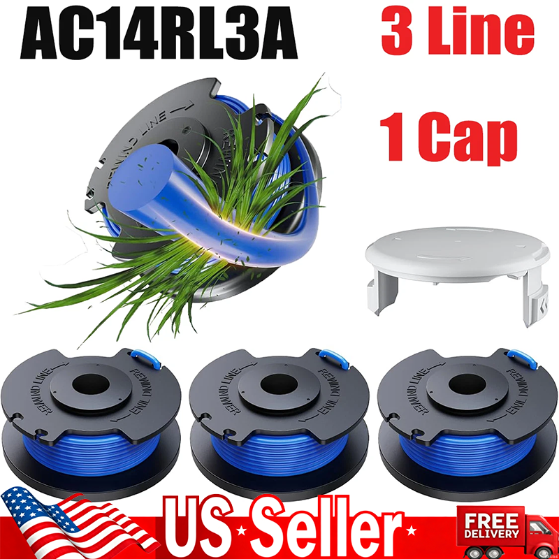3-30PCS For Hart Line Spools With 1* Cap 0.065" Auto Feed String Trimmer 20V 40V