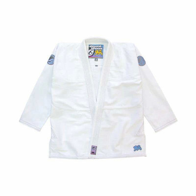 Men's Shoyoroll BJJ Kimono White Skies V2 Batch 90 GI Uniform 450 GSM *Free Bag*