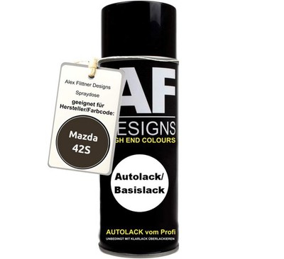Für Mazda 42S Titanium Flash Pearl Metallic Spraydose Basislack Sprühdose 400ml