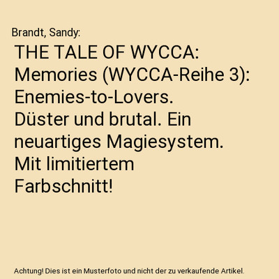 THE TALE OF WYCCA: Memories [WYCCA-Reihe 3], Brandt, Sandy