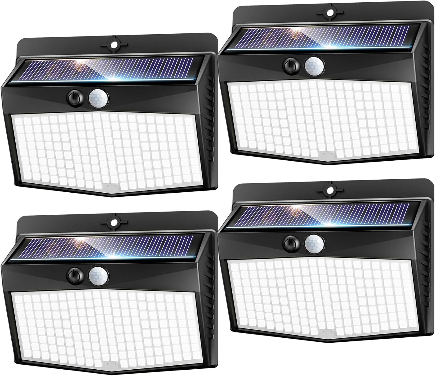Luci Solari Giardino Nifipy 168LED - Faretti Esterni Potenti IP65