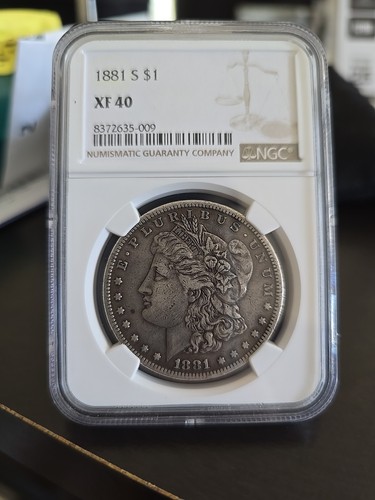 1881 S Morgan Silver Dollar NGC XF40 - MEGA CONTRAST π