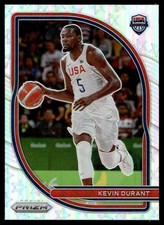 2020-21 Prizm Team USA Silver Prizms Kevin Durant Brooklyn Nets #3