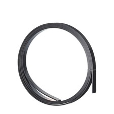 2 Pack,Plastic Binding Purfling Strip 1650x6x1.5mm for Guitar Black