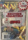 Sealed 3 Pack Comic Books X-Men #305 Strange Tales Marvel Vintage Poly Bag