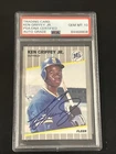 1989 Ken Griffey Jr. Signed Fleer #548 Rookie Card RC PSA/DNA AUTO GEM 10